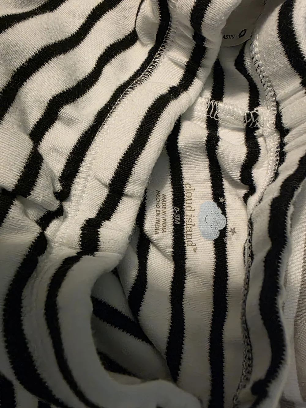 Carter's Striped Leggings Set - Black, White, Gray